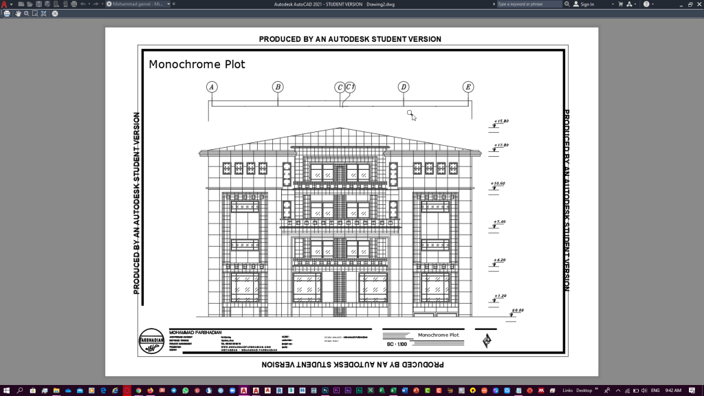 پلات سیاه سفید